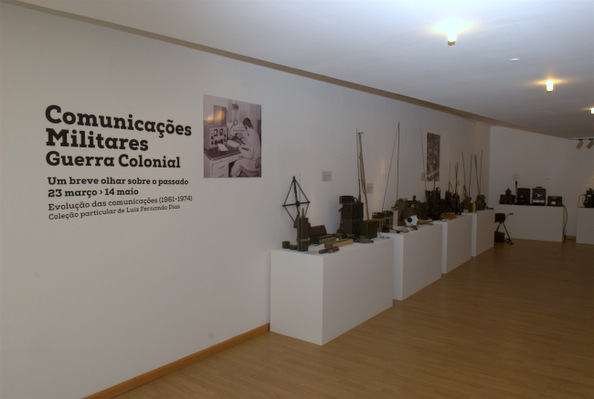 Inauguração da exposição sobre comunicações militares