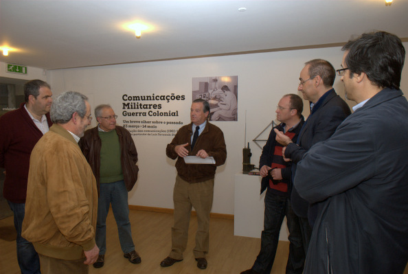 Inauguração da exposição sobre comunicações militares