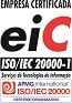 Selo de certificação de qualidade Norma ISO/IEC 20000