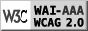 Level Triple-A conformance, W3C WAI Web Content Accessibility Guidelines 2.0