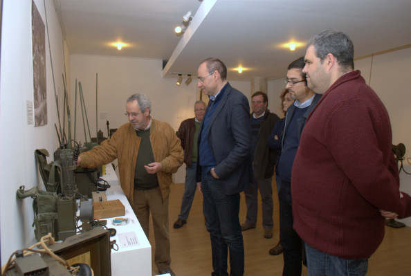 Inauguração da exposição sobre comunicações militares