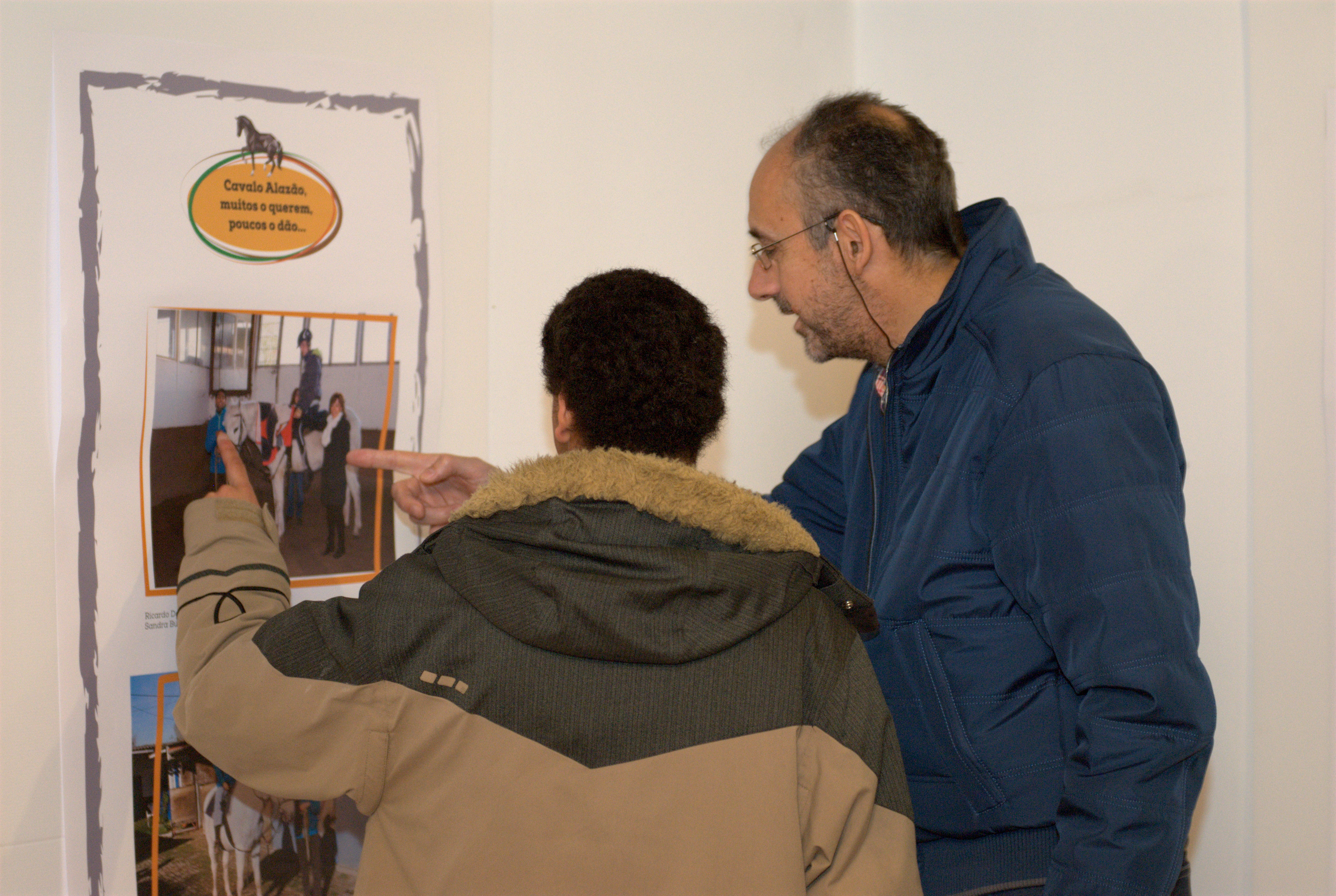 Inauguração da exposição Cavalo Alazão