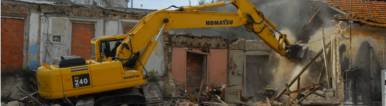 banner demolições