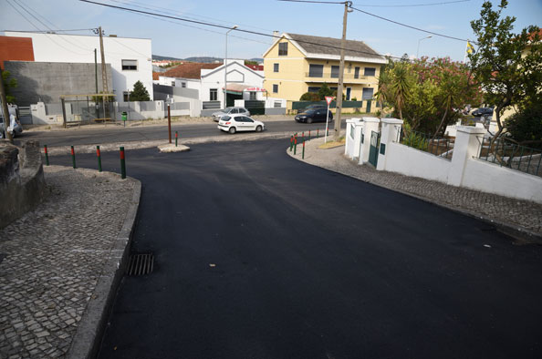 :: Loures Município :: Repavimentação da rua Arnaldo Jesus Gomes
