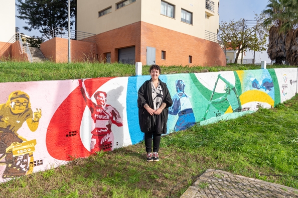 Loures inaugurou mural alusivo ao movimento paralímpico